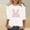A1409 Pink, variant on Easter Blouse for Women Rainbow Watercolor Bunny Graphic Three Quarter Sleeve Crewneck Spring Holiday Festival Casual Top Lightweight Minimalist Graphic Print Pullover