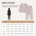 thumbnail image 4 of Honeii Cute Cupcake print Women's Pajama Sets Long Sleeve Button Down Sleepwear Nightwear Soft Pjs Lounge Sets-Small, 4 of 7