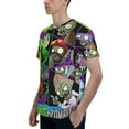 thumbnail image 4 of Plants Vs Zombies T-Shirts 3d Printed Short Sleeve Tee Shirt For Men, 4 of 8