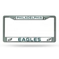 thumbnail image 1 of Philadelphia Eagles Chrome License Plate Frame, 1 of 2