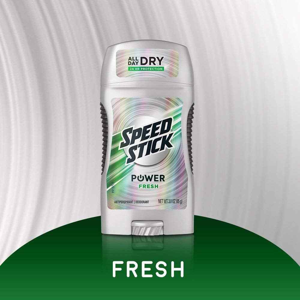 Speed Stick Deodorant, Fresh 3 oz (Pack of 6)