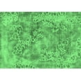 thumbnail image 1 of Ahgly Company Indoor Rectangle Abstract Emerald Green Modern Area Rugs, 3' x 5', 1 of 4