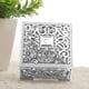 thumbnail image 4 of Candy Box Personalized Hollow Plated Silvers Plated Aromatherapy Box Wedding Candy Box Storage Box, 4 of 5
