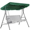 thumbnail image 3 of Sunrise 65"x45" Outdoor Patio Swing Canopy Replacement Cover, Green (Cover Only, Frame not Included), 3 of 10