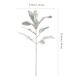 thumbnail image 4 of 5 hojas artificiales de flocado para decoración, adorno de plantas verdes simuladas, 4 of 7