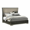 thumbnail image 2 of Eve Queen Upholstered Panel Bed in Wood Grain Black Finish by Pulaski Furniture, 2 of 6