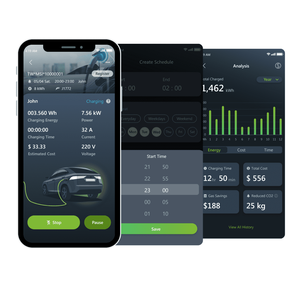MSI EV Life Type 1 NEMA 14-50 EV Charger