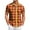 Saffron, variant on Yiaimeir Men's Casual Short-sleeved Shirt Slim Fit Stylish Men's Hawaiian Print，Size M-3XL
