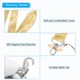 thumbnail image 3 of Unique Bargains Neck Lanyard with Metal Hook, 2Pcs Marble Texture Cool Badge Lanyards ID Card Holder Keychains, Style 9, 3 of 5
