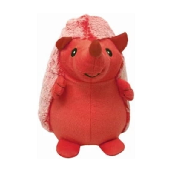 Multipet Mini Hedgehog Dog Toy - Red - 4"