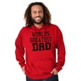 thumbnail image 5 of Father's Day World's Greatest Dad Hoodie Hooded Sweatshirt Men Brisco Brands S, 5 of 6