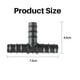 thumbnail image 4 of 100PCS Drip Irrigation Connectors 16mm Barbed Connector, 4 of 5