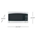 thumbnail image 4 of GE 2.0 cu ft 1200-Watt Countertop Microwave with Sensor Cooking & 16" Turntable, Black Stainless Steel, Push Button Door, One-Touch Presets, 4 of 14