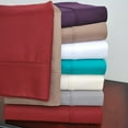 thumbnail image 3 of Superior Cotton Blend 800 Thread Count Pillowcase Set of 2, King Size, Burgundy, 3 of 3