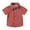 Watermelon Red, variant on Kaemgyyd Children Unisex Button down Shirt Casual Solid Short Sleeve Classic Tops Toddler Boys Girls Summer Beach Clothes 2-15 Years