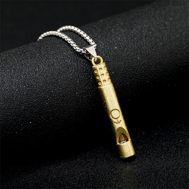 Collar de descompresión, colgante de acero inoxidable y mindfulness, accesorio de respiración.
