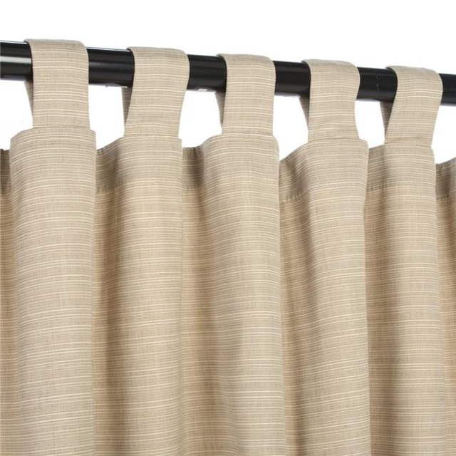 Hammock Source CUR84SAS 50 x 84 Po Rideau de Soleil Extérieur avec Tabs&44; Dupione Sable