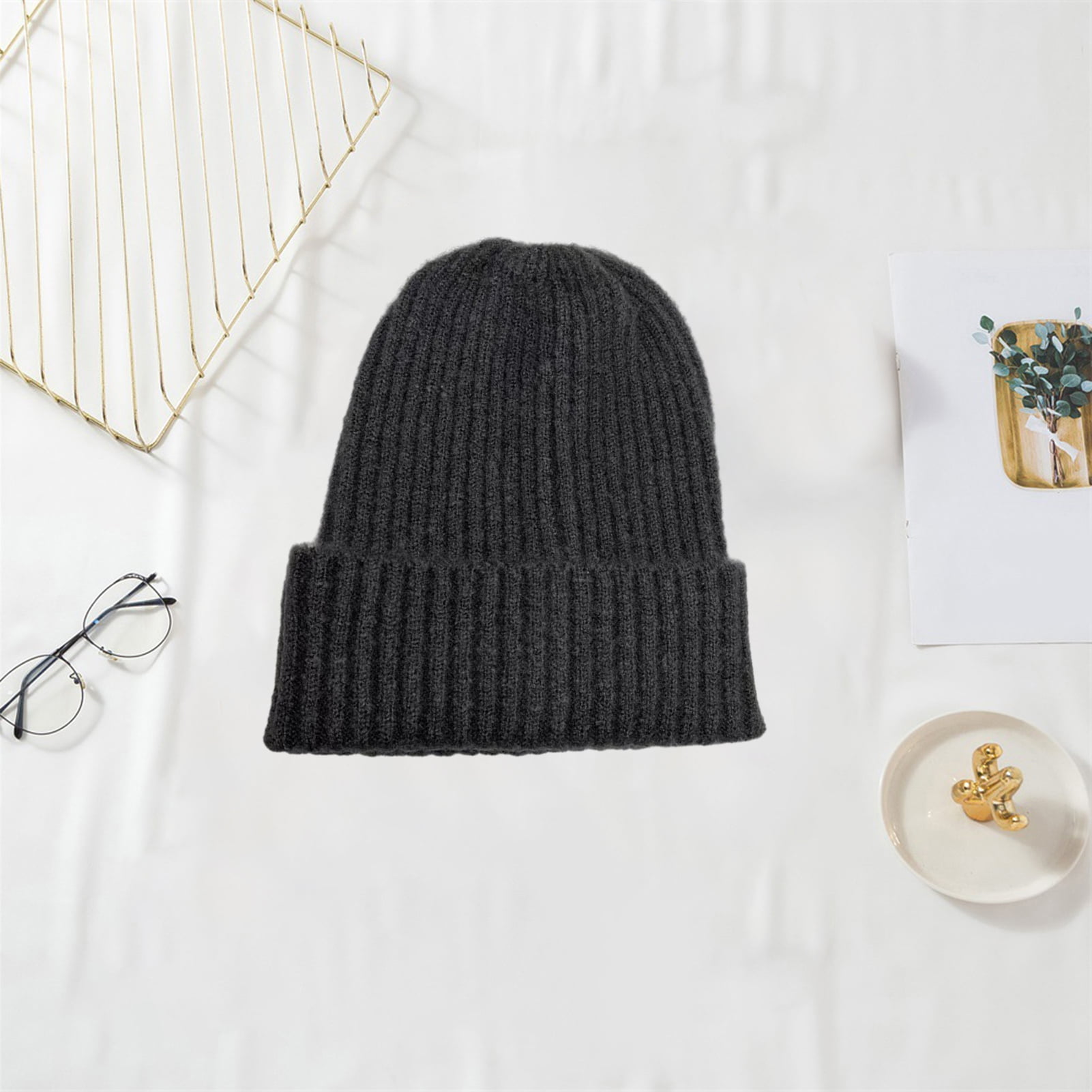 Kiskick Stretchy Winter Hat Elastic Knitted Hat Winter Hat