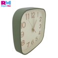 thumbnail image 2 of Reloj de Pared Cuadrado 21 cm Vintage Colores Pastel Silencioso verde YC038467, 2 of 6