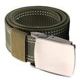 thumbnail image 3 of Cinturón de cintura Cummerbund Web Belt jinwen de 1.5 ancho verde, 3 of 8