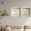 thumbnail image 3 of Neutral Luxe Harmony Set Shadowbox Boho Wall Decor by Art Remedy, Blonde Frame, 20 x 20, 3 of 6