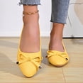 thumbnail image 4 of Loafers for Women, Plus Size Soft Sole with Bows, Trendy Comfortable Flat Shoes for Spring Summer, 4 of 9