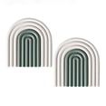 thumbnail image 1 of Juego de 2 posavasos grandes de 6 pulgadas, posavasos de mesa, posavasos de monje, hogar y vida Verde, 1 of 7