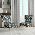thumbnail image 2 of Designart "Whitecap Floral Serenity" White Floral Upholstered Accent Chair - Cottage Arm Chair For Living Room, 2 of 5
