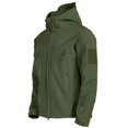 thumbnail image 1 of REDHOTYPE Men's Outdoor Waterproof Soft Shell Hooded Tactical Jacket Warm Fleece Military Hiking Jacket, 1 of 5
