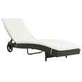 thumbnail image 3 of vidaXL Patio Lounge Chair Outdoor Sunbed Sunlounger with Cushion Poly Rattan, 3 of 37