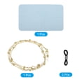 thumbnail image 3 of Uxcell Eyeglass Chains for Women, Stylish Glasses Chain Sunglass String for Reading Blue Light Glasses, Pale Gold, 3 of 5
