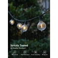 thumbnail image 2 of Cadena de luces LED Brightown, 46 m, 75 pulgadas, transparentes, regulables, para exteriores, 2 of 9