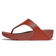 thumbnail image 1 of Sandalia FitFlop Lulu de Cuero con Tira entre los Dedos Terracota Talla 10, 1 of 5