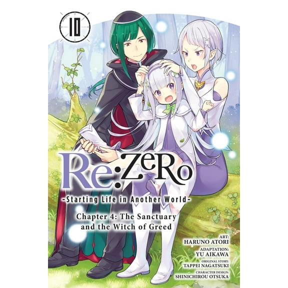 RE: Zero -Starting Life in Another World RE: Zero -Starting Life in Another World-, Chapter 4: The Sanctuary and the Witch of Greed, Vol. 10 (Manga), Book 10, (Paperback)