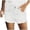White, variant on SRZYMJ Jean Shorts for Women Trendy Mid Rise Stretchy Cut Off Denim Shorts Distressed Frayed Summer Casual Non Ripped