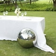 thumbnail image 6 of BalsaCircle 20" Silver Stainless Steel Globe Gazing Reflective Mirror Ball Wedding Party Decorations Supplies, 6 of 8