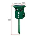 Jahy2Tech Solar Ultrasonic Animal Repeller, 360° Motion Sensor