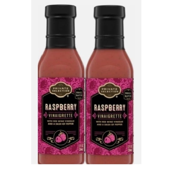 Raspberry Vinaigrette Salad Dressing, 2 Bottles, 12 Oz