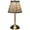 #02Z Style B, variant on Sterling & Noble Home Brown Floral Rechargeable Table Lamp 11.89in, Cordless Dimmable LED Touch Lamp with Pleated Shade