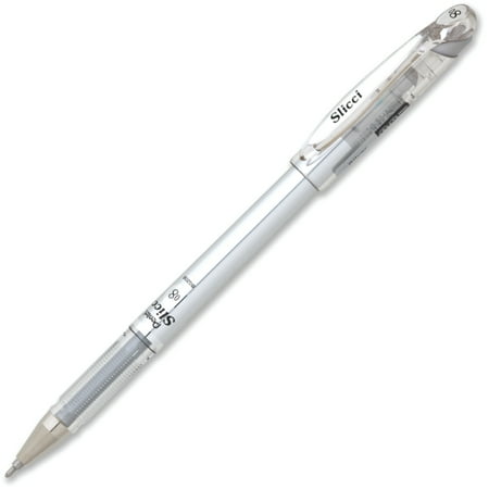 UPC: 0884851000705 | Pentel Slicci Metallic Gel Pen Silver