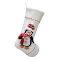 thumbnail image 2 of Calcetines Decorativos Navideños con Diseño de Muñeco de Nieve para Ancianos, Calcetines Blancos para Regalo, Decoración Colgante para Chimenea Del Hogar., 2 of 5