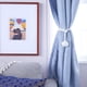 thumbnail image 3 of Paquete de 2 alzapaños de algodón blanco para cortinas de ventana, 50 cm, 3 of 7