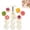 Style 1, variant on Cookie Mold Press Set, Easy Press Cookie Mold with Interchangeable Flower Plates for Mooncake and Pastry Making