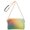 Color Gradient Blur, variant on 9.65'x3.35'x6.3' Women's Crossbody Bag With All-Over Print Multiple Pockets Yellow Gingham Pattern