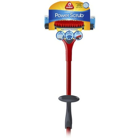O-Cedar Triple-Action Power Scrub Microfiber Roller Mop