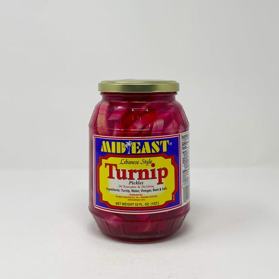 Mid East turnips pickle jar 32oz