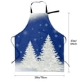 thumbnail image 2 of Kdxio Christmas Fir Tree Apron with Pockets Adjustable Kitchen Aprons for Men Women Waterproof Aprons for Cooking,Drawing,Crafting, Baking Household Cleaning, 2 of 8