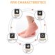 thumbnail image 4 of Calcetines de yoga para mujer antideslizantes con empuñaduras, ideales para pilates, Pure Barre, maternidad, entrenamiento descalzo, danza, 4 of 5