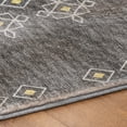 thumbnail image 5 of Addison Rugs Dream Shag Premium Machine Washable Transitional Tribal, Boho Gray Rectangle Rug, 8' x 10', 5 of 8