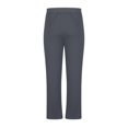 thumbnail image 4 of Sweatpants for Men- Wide Leg Loose Solid With Pockets Zip-up Gym Men‘s Pants Blue L, 4 of 4